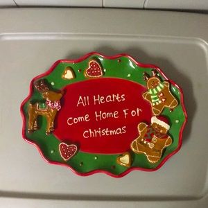 Christmas decorative plate